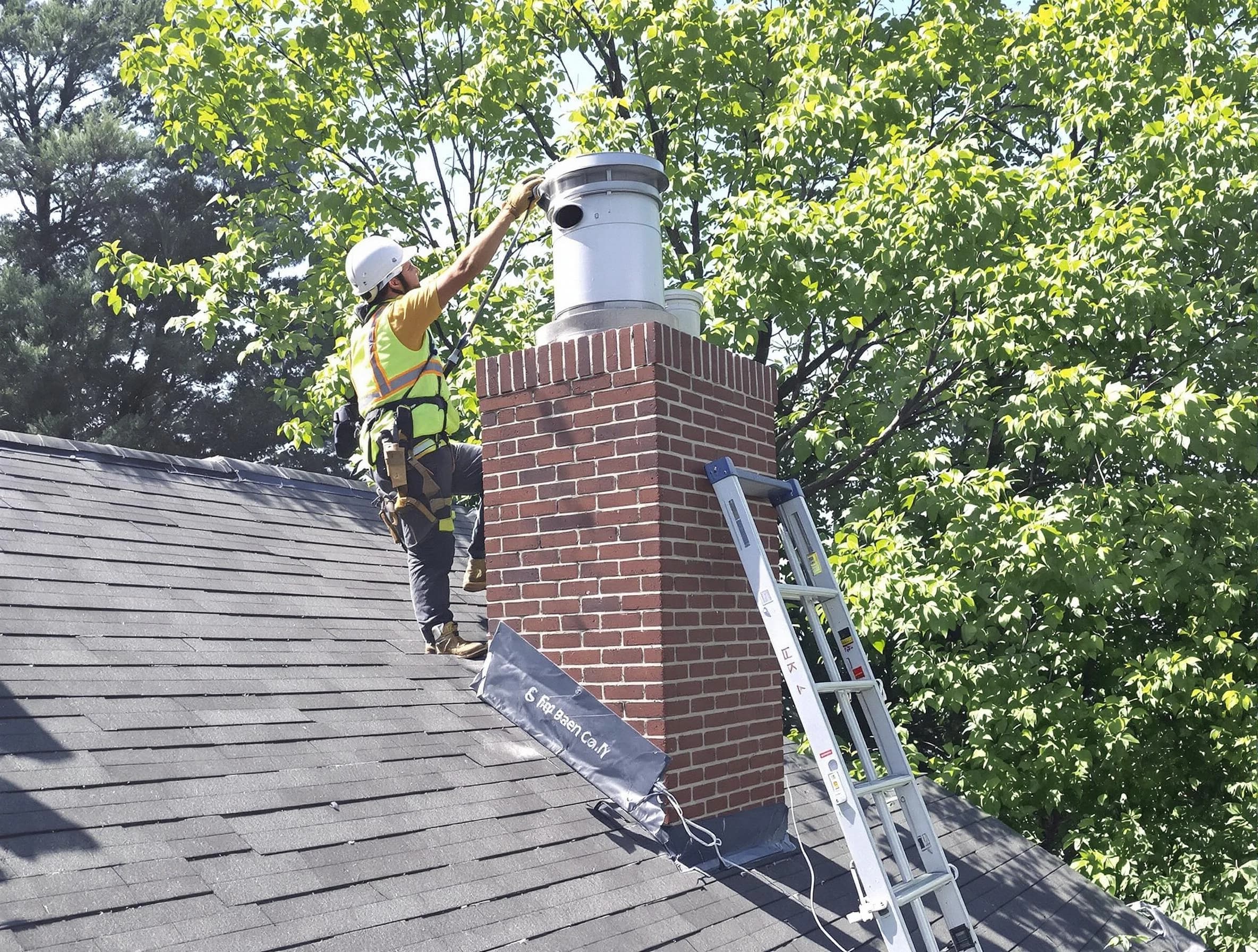 Chimney liner inspection by Senoia Chimney Sweep in Senoia, GA