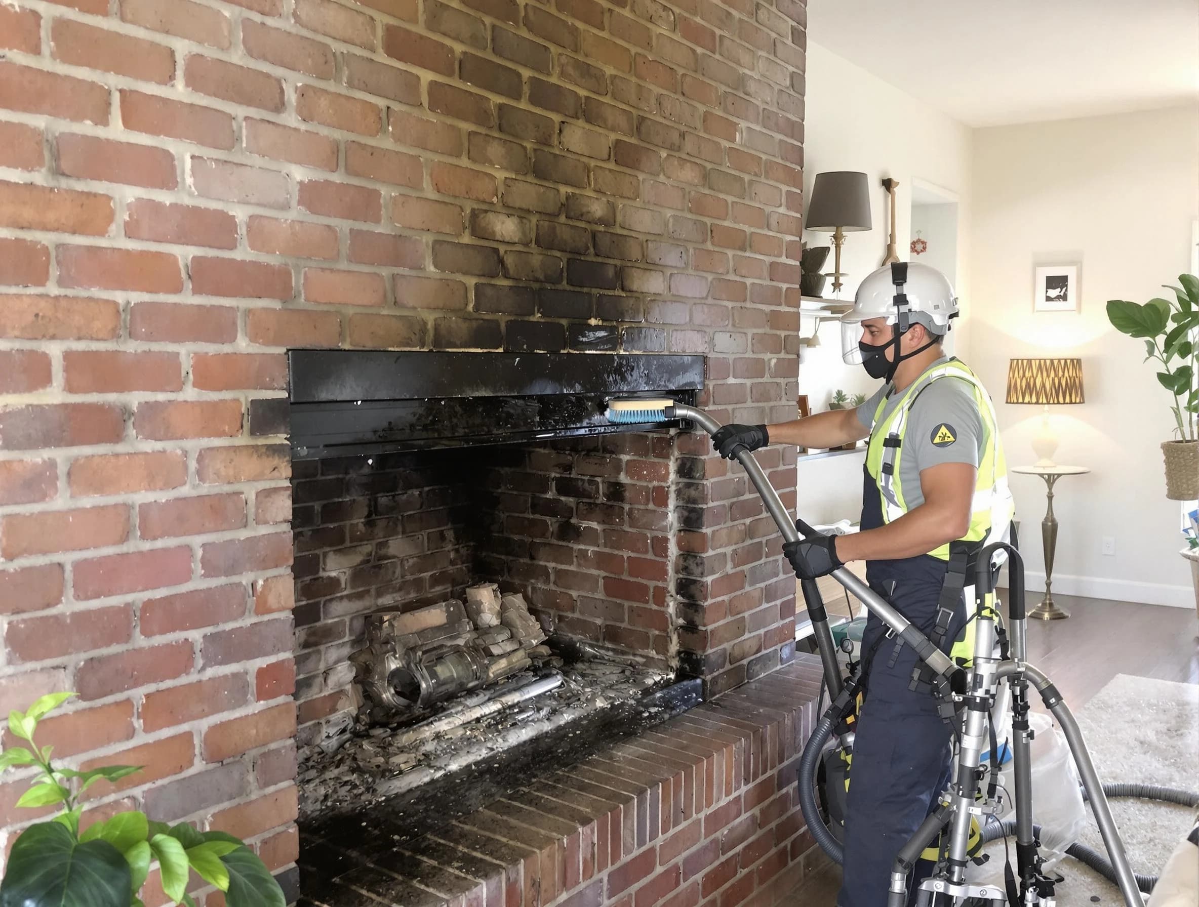 Senoia Chimney Sweep providing fireplace cleaning services in Senoia, GA