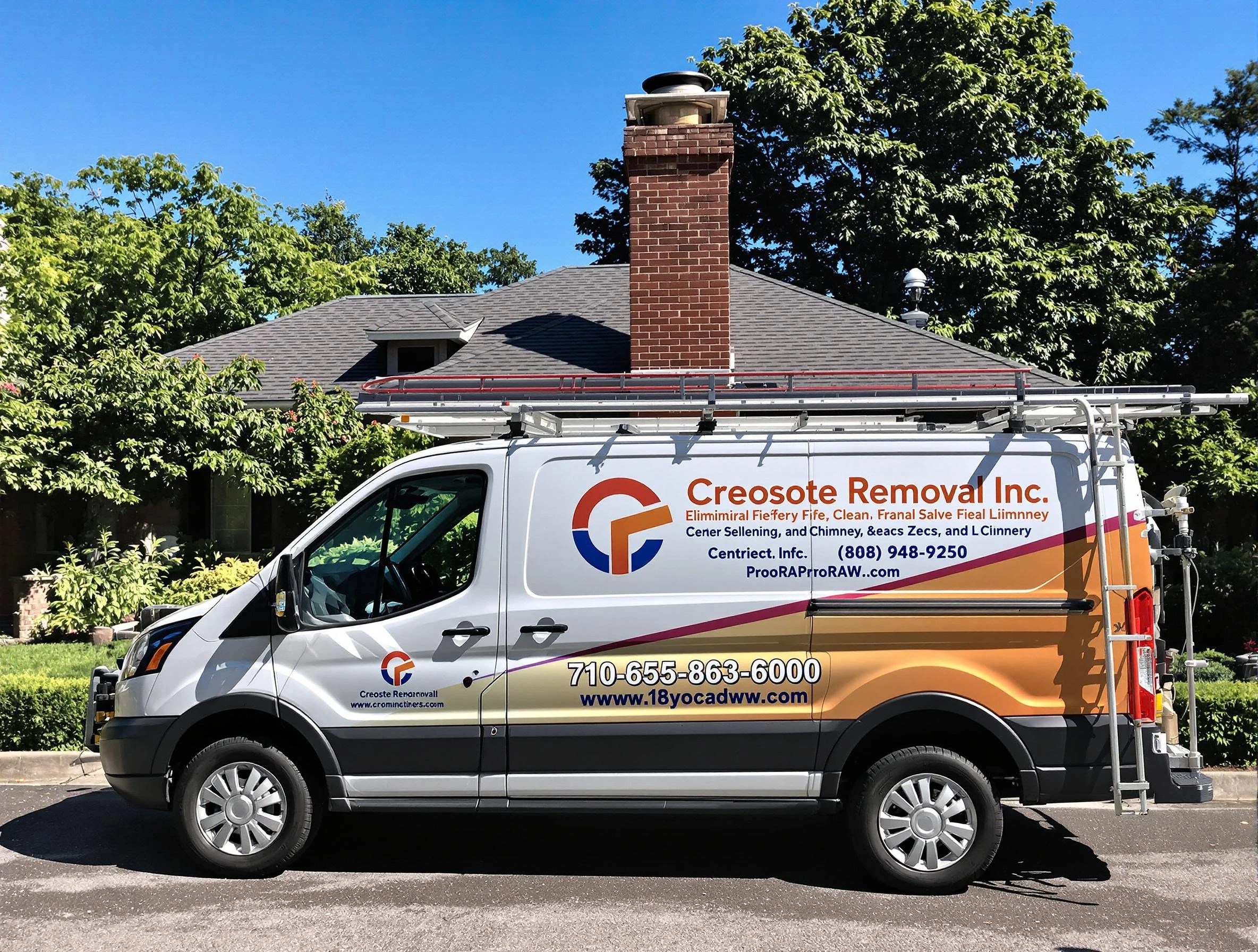 Senoia Chimney Sweep technician removing creosote safely in Senoia, GA